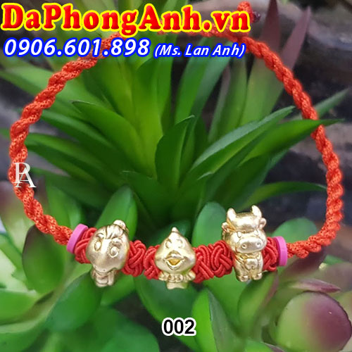 Dây đeo phong thủy Tam hợp Tỵ,Dậu,Sửu VMM-002