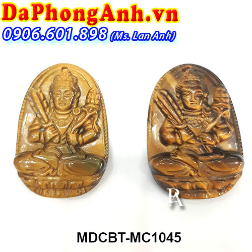 Mặt Đá Hư Không Tạng Bồ Tát |Đá Mắt Cọp MDCBT-MC1045